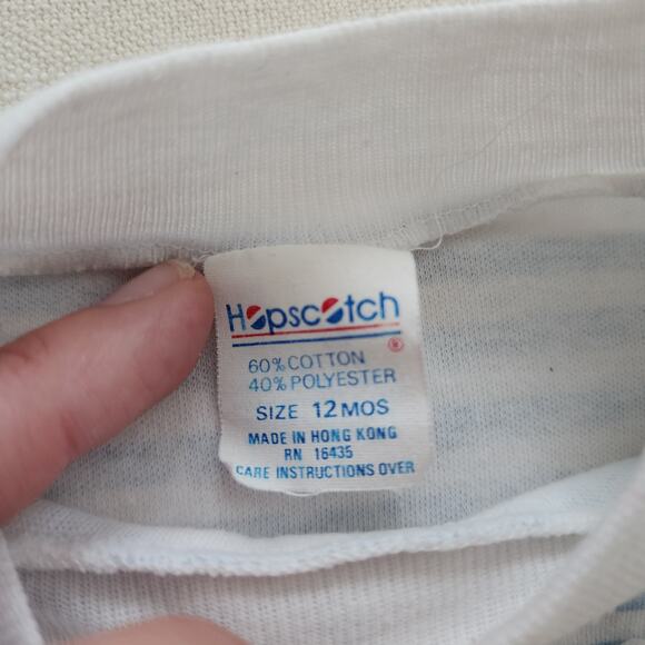 Vintage Sailor Bear Striped Shirt 12 months - Picture 3 of 8